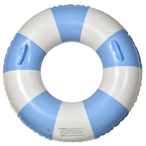 Jorzer Ringpool Float 29 '' Große Schwimmringe PVC -Pool -Röhrchen mit Griffen & Pumpe aufblasbare Poolschwimmer Schwimmring Erwachsene Innenrohre für Sommerpool Party Lake Beach Blau Jorzer Ringpool Float 29 '' Große Schwimmringe PVC -Pool -Röhrchen mit Griffen & Pumpe aufblasbare Poolschwimmer Schwimmring Erwachsene Innenrohre für Sommerpool Party Lake Beach Blau von Jorzer