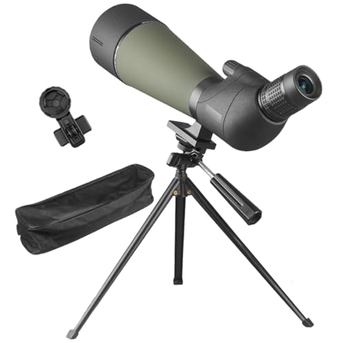 Jorzer Spotting Scope 25-75X80 BAK4 High Definition Clear Spotter-Umfang mit Stativ- und Aufbewahrungstasche und Telefonhalter wasserdicht für Vogelbeobachtung Wildlife-Landschaften. Jorzer Spotting Scope 25-75X80 BAK4 High Definition Clear Spotter-Umfang mit Stativ- und Aufbewahrungstasche und Telefonhalter wasserdicht für Vogelbeobachtung Wildlife-Landschaften. von Jorzer