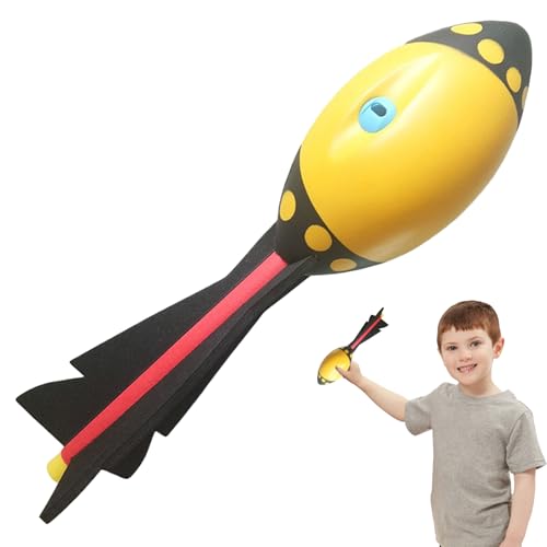 Jorzer Werfen Spielzeug PU Foam Aerodynamic Rocketball werfen Spielzeug für Langstrecken wirft Spielzeuggeschenke im Freien für Kinder Sport Style 1 von Jorzer