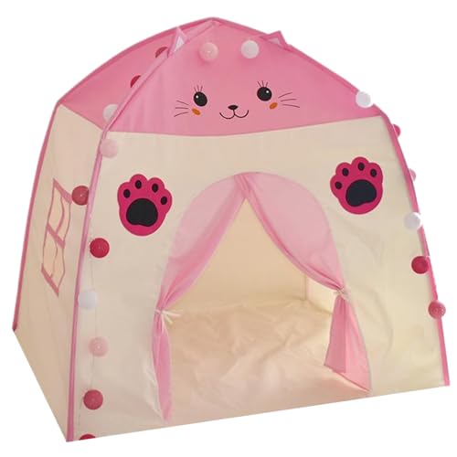 Kinderspiele Zelt Prinzessin Castle Fairy Playhouse, 51x39x51 Zoll großes Tipi Zelt für Kinder süße Indoor -Spielgeschenk für Mädchen & Jungen Urlaubsgeburtstagsgeschenk, Style1 Kinderspiele Zelt Prinzessin Castle Fairy Playhouse, 51x39x51 Zoll großes Tipi Zelt für Kinder süße Indoor -Spielgeschenk für Mädchen & Jungen Urlaubsgeburtstagsgeschenk, Style1 von Jorzer