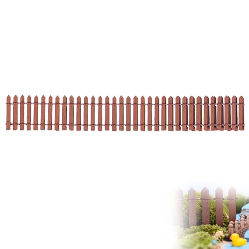 Mini-Holzzaun Miniatur-Gartenzaun Holzhof Mikro-Landschaft DIY-Kunst Basteldekor 5x90 cm Kaffeebraun Mini-Holzzaun Miniatur-Gartenzaun Holzhof Mikro-Landschaft DIY-Kunst Basteldekor 5x90 cm Kaffeebraun von Jorzer