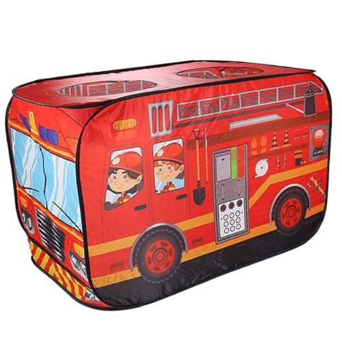 Up -Zelt für Kinder, faltbares Oxford -Stoff -Feuerwehrwagen Zelt mit 3 Öffnungen, 44x26x30 Zoll großes Up -Spielzeug, Spielhaus für Kleinkinder, Jungen- und Mädchengeschenke Spielen Up -Zelt für Kinder, faltbares Oxford -Stoff -Feuerwehrwagen Zelt mit 3 Öffnungen, 44x26x30 Zoll großes Up -Spielzeug, Spielhaus für Kleinkinder, Jungen- und Mädchengeschenke Spielen von Jorzer