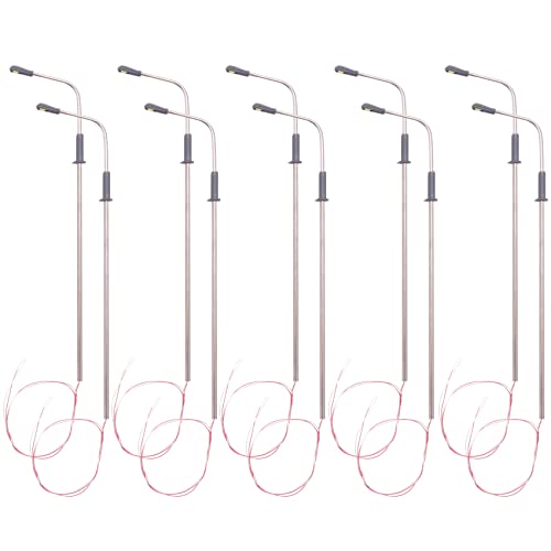 Josenidny 10pcs LED Straßenlaterne Beleuchtung Einzellayout Landschaft 1:100 von Josenidny