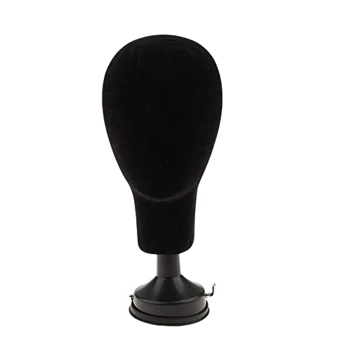 Josenidny Beflockung aus Schaumstoff, Mannequin, Kopfform, Modell, Fotografie, Zubehör für Erwachsene, Mannequin, Kopf, Form für Perücken, Brille, Hut, Schwarz Josenidny Beflockung aus Schaumstoff, Mannequin, Kopfform, Modell, Fotografie, Zubehör für Erwachsene, Mannequin, Kopf, Form für Perücken, Brille, Hut, Schwarz von Josenidny