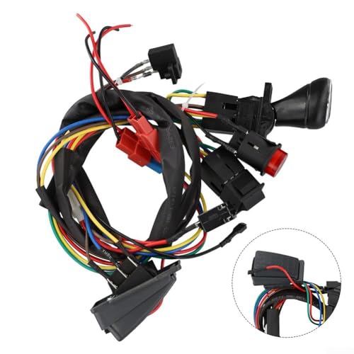 Elektroauto Kinder Elektroauto Draht und Schalter Kit mit 2 4G Fernfunktionen (24V B) von Jotekonoby