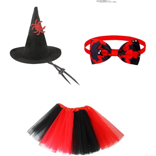 Jotekonoby Halloween-Kostüm-Set mit 2 und 3 Teilen, geeignet für den Urlaub (3-teiliges Set) von Jotekonoby