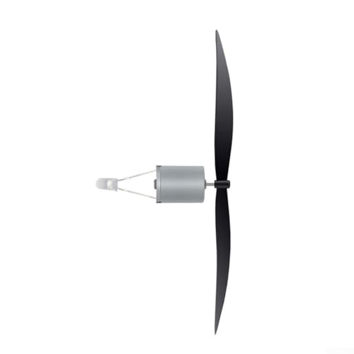 Jotekonoby Mini-Windturbine, Motorpädagogik, Wissenschaft, Lehrmodellbausatz für MINT-Lernen, erneuerbare Energien, Experimente, Schulprojekte, ABS-Kunststoff, Schwarz / Silber von Jotekonoby