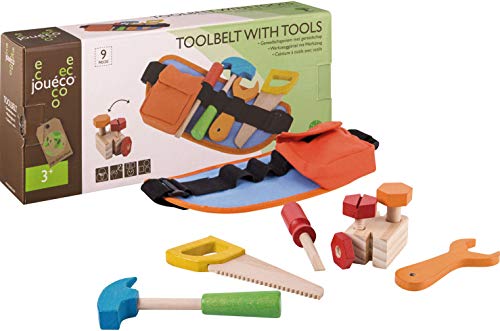 Jouéco 80022 Werkzeuggürtel mit Werkzeug 9-teilig, Mehrfarbig, 9 Pièces Jouéco 80022 Werkzeuggürtel mit Werkzeug 9-teilig, Mehrfarbig, 9 Pièces von Jouéco