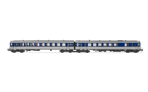 Jouef Loisirs HJ2615 SNCF-Dieseltriebwagen XBD 4717 XRABx 8714 silberblaue lebhafte Lok – Diesel von Jouef Loisirs