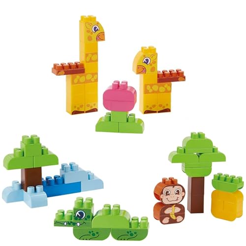 Jouets Ecoiffier - 1379 - Dschungelkoffer - Abrick - Bausatz für Kinder - ab 18 Monaten - in Frankreich hergestellt von Jouets Ecoiffier