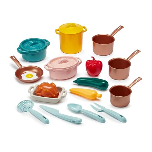JOUETS ECOIFFIER SAS 1685 Topfset Azurgrün Simmer Imitationsspielzeug, grün, Einheitsgröße von JOUETS ECOIFFIER SAS