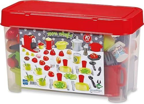 Jouets Ecoiffier 2698 70-teiliges Set, Mehrfarbig, S Jouets Ecoiffier 2698 70-teiliges Set, Mehrfarbig, S von Jouets Ecoiffier