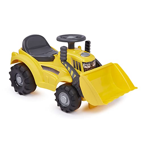Ecoiffier Spielzeuge – 497 – Traktor Tracto Schaufel – Outdoor-Spiel für Kinder – 12 – 36 Monate – Herkunft Frankreich, Gelb von Ecoiffier