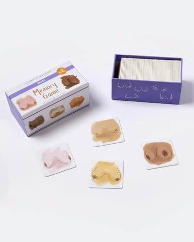Boobs Memory Card Game – Fun Matching Game for Adults – Perfect for Parties & Game Nights von Journey of Something