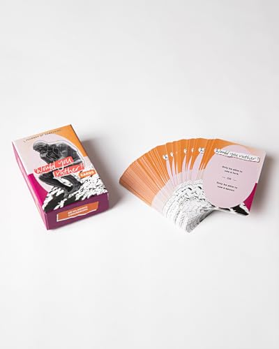 Would You Rather Card Game – Thought-provoking Question Cards – Fun Party Game for Families, Kids & Adults von hinkler