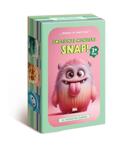 Journey of Something: Emotional Monsters Snap! - Kartenspiel, Emotionen durch Spielen Lernen, lustige Charakter-Illustrationen, Entwicklung, Kinder ab 3 Jahren, 2+ Spieler Journey of Something: Emotional Monsters Snap! - Kartenspiel, Emotionen durch Spielen Lernen, lustige Charakter-Illustrationen, Entwicklung, Kinder ab 3 Jahren, 2+ Spieler von Journey of Something