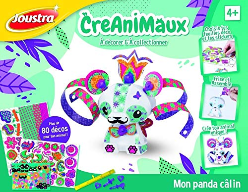 Joustra - Erstellen und Sammlungen-Panda kreatives Spiel, Mehrfarbig, 47614 von Joustra