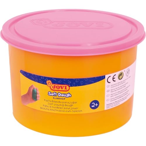 Jovi Blandiver Knete, extra weiche Knetmasse für Kinder ab 2 Jahren, pink, 1 Dose, 460 g von Jovi