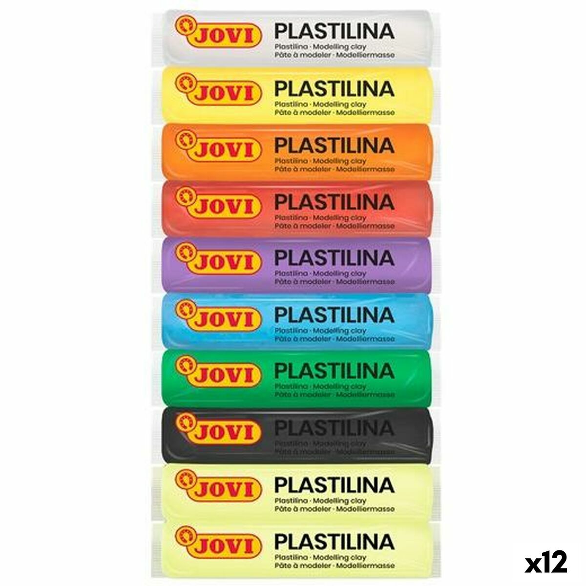 Knete Jovi Bunt 10 Stücke 12 Stücke Knete Jovi Bunt 10 Stücke 12 Stücke von Jovi