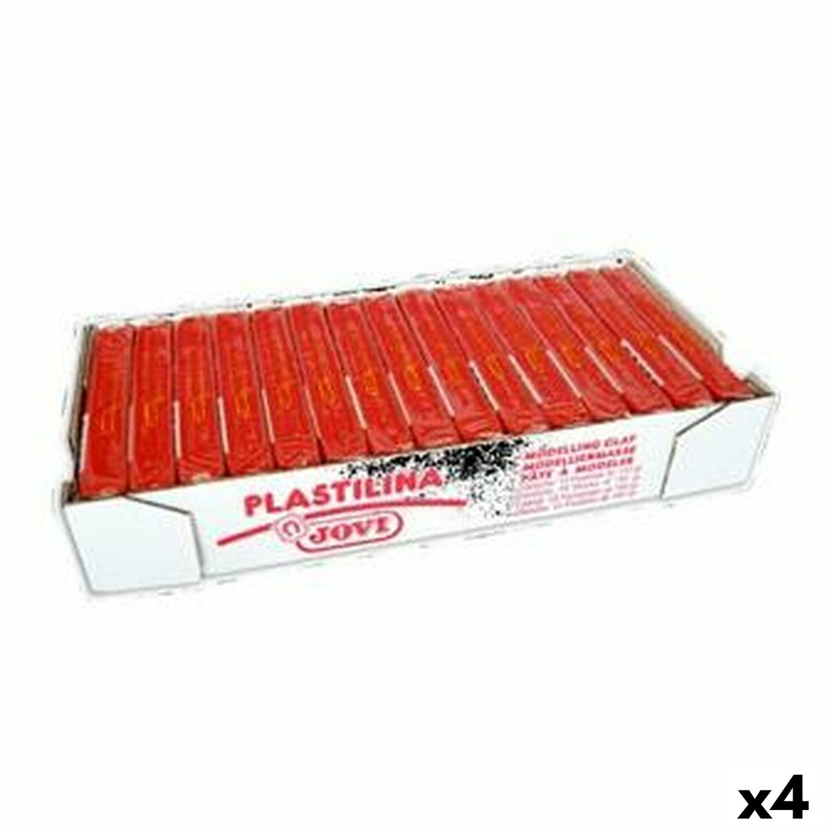 Knete Jovi Rot 150 g 15 Stücke (4 Stück) von Jovi