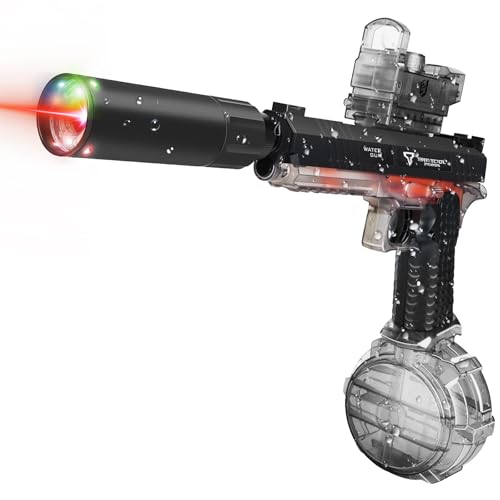 Jovicos Wasserpistole Elektrisch, Automatische Wasserpistole Große Reichweite mit Licht, Elektrische Wasserspritzpistole für Kinder Erwachsene, Wasserpistolen Groß, Sommer Spielzeug für Pool Strand Jovicos Wasserpistole Elektrisch, Automatische Wasserpistole Große Reichweite mit Licht, Elektrische Wasserspritzpistole für Kinder Erwachsene, Wasserpistolen Groß, Sommer Spielzeug für Pool Strand von Jovicos