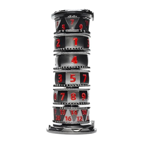 Jowenia Pagoda Dice Spinner 7-in-1 Metall-Würfelturm von Jowenia
