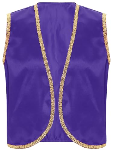 Jowowha Herren Arabischer Prinz Kostüm Arabische Weste Mittelalter Gothic Steampunk Gilet Cosplay Halloween Karneval Fasching Kostüm Dunkel Lila L Jowowha Herren Arabischer Prinz Kostüm Arabische Weste Mittelalter Gothic Steampunk Gilet Cosplay Halloween Karneval Fasching Kostüm Dunkel Lila L von Jowowha