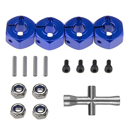 Jowsst Adapter für Radnabe, Sechskant, aus Metall, 12 mm, Kreuzschlüssel mit Flansch, für 1/10 Slash VXL 2WD Auto mit Fernbedienung Jowsst Adapter für Radnabe, Sechskant, aus Metall, 12 mm, Kreuzschlüssel mit Flansch, für 1/10 Slash VXL 2WD Auto mit Fernbedienung von Jowsst