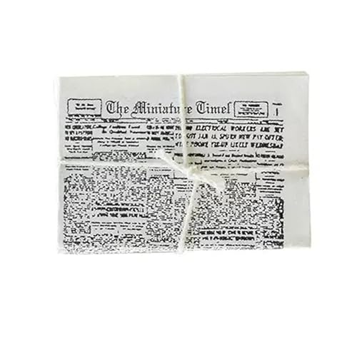 1/12 Miniatur Zeitung Puppenhaus Dekoration Zubehör DIY Puppenhaus Kit 1/12 Miniatur Zeitung Puppenhaus Dekoration Zubehör DIY Puppenhaus Kit von Jowxsx