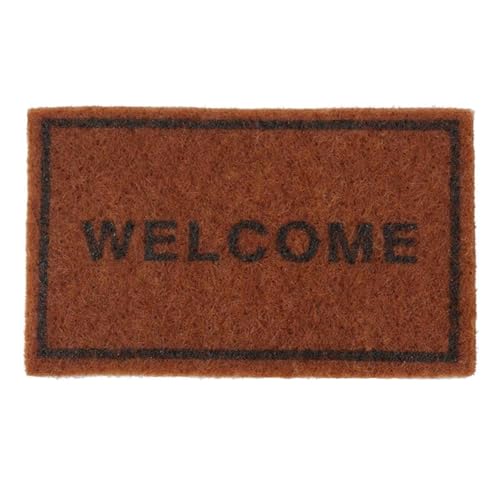 1 x braune Miniatur-Willkommens-Matte, Puppenhaus-Dekoration, Zubehör, DIY-Micro-Szenen-Dekor 1 x braune Miniatur-Willkommens-Matte, Puppenhaus-Dekoration, Zubehör, DIY-Micro-Szenen-Dekor von Jowxsx