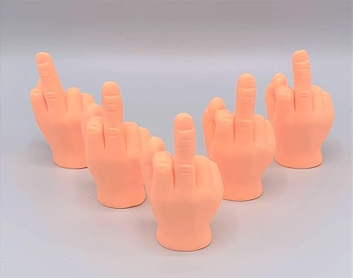 10 Stück Mittelfinger-Hände, Premium-Gummi, kleine Fingerhände, lustiges, realistisches Design, lustige Fingerpuppen, Mini-Handpuppen, Geschichtenerzähl-Requisiten, lustiges Spielzeug 10 Stück Mittelfinger-Hände, Premium-Gummi, kleine Fingerhände, lustiges, realistisches Design, lustige Fingerpuppen, Mini-Handpuppen, Geschichtenerzähl-Requisiten, lustiges Spielzeug von Jowxsx