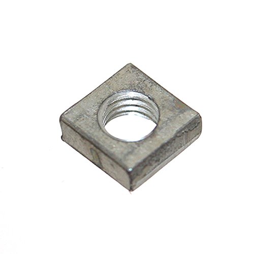 Joy-Button 10x Mini 4-Kant Mutter M5 für Nut Modellbau Muttern Vierkantmutter Einlegemutter Nutenstein Kulissensteine Neu (M5) von Joy-Button