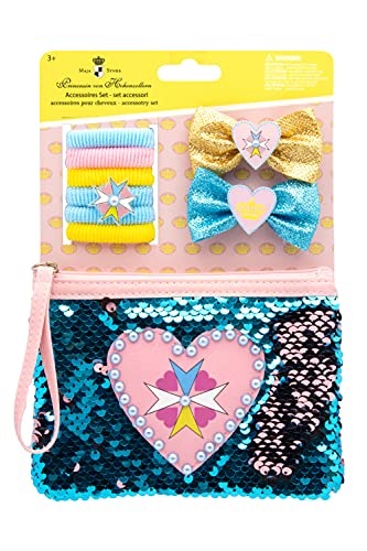 Joy Toy Maja Prinzessin von Hohenzollern - Kollektion Prinzessin Herzens Orden Set mit Zöpfchenhaltern, Haarspangen und Pailletten-Beautytäschchen Joy Toy Maja Prinzessin von Hohenzollern - Kollektion Prinzessin Herzens Orden Set mit Zöpfchenhaltern, Haarspangen und Pailletten-Beautytäschchen von Joytoy