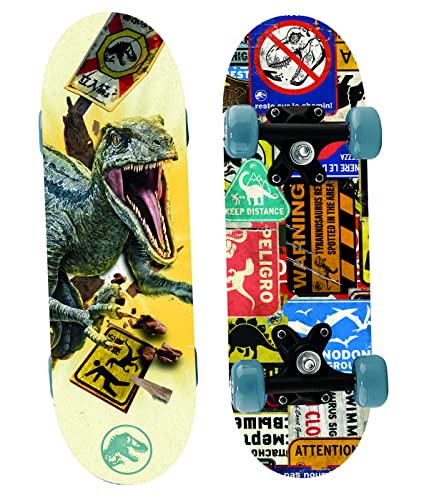 Joy Toy - Jurassic World Dominion Mini Skateboard aus Holz 43x12x8 cm, gross von Joytoy