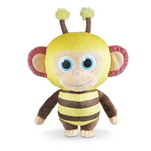 Joy Toy 31070 Scented Wonder Chimp Wonderpark Bee 36 cm Plüsch mit Zuckerwattenduft, mehrfarbig von Joytoy