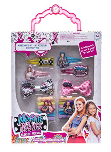 Joy Toy 65925 Figuren & Charactere Maggie & Bianca Accessoiresset 18 tlg. in Geschenkverpackung 20,5x2,5x32,5, girls, Mehrfarbig, normal von Joytoy