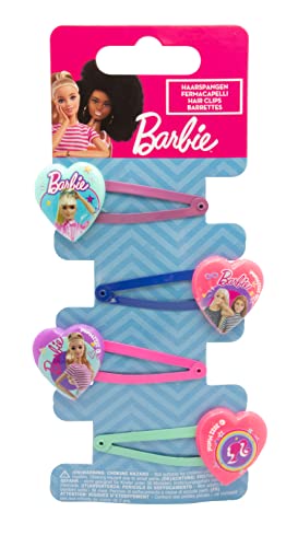 Joy Toy Barbie 4 Haarspangen auf backercard 5x15 cm von Joytoy