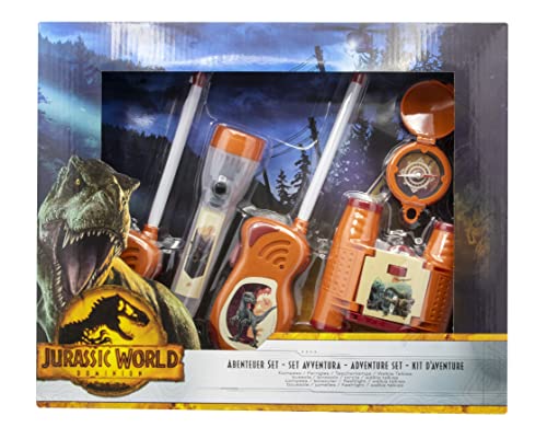 Joy Toy - Jurassic World Dominion Adventureset 5 TLG. in Geschenkpackung 38, 6x5, 5x28, 7 cm, 22590, Mehrfarbig, Gross von Joytoy