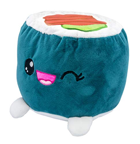 Joy Toy Plushi Maki Sushi mit Lachs Plüsch 20 cm, Rosa (Pink) Joy Toy Plushi Maki Sushi mit Lachs Plüsch 20 cm, Rosa (Pink) von Joytoy