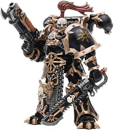 Merchandising Licence Dark Source Trading - Joytoy Warhammer 40,000 Blacklegion Havocs Champ Slael 1/18 Figure (Net), Black, JOTWMJT2399 von JoyToy