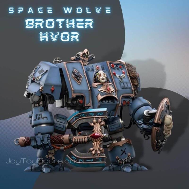 'Space Marines Space Wolves Venerable Dreadnought Brother Hvor' von Joy Toy