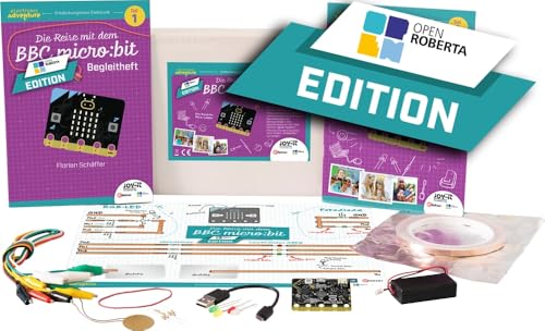Joy-it Abenteuer Elektronik MicroBit-V2, Open Roberta Edition Joy-it Abenteuer Elektronik MicroBit-V2, Open Roberta Edition von Joy-it