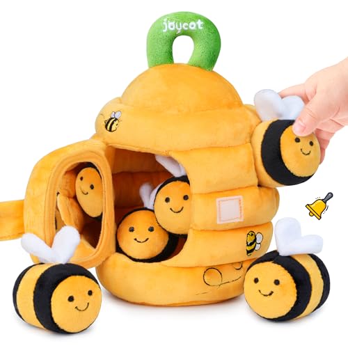 JoyCat Baby Spielzeug 6-12 Monate, Baby Bienenstock mit 5 Bienen Sensorik Spielzeug, Rassel, Spiegel, Montessori BabySpielzeug, Motorikspielzeug Geschenke für Kinder 1 2 Jahre JoyCat Baby Spielzeug 6-12 Monate, Baby Bienenstock mit 5 Bienen Sensorik Spielzeug, Rassel, Spiegel, Montessori BabySpielzeug, Motorikspielzeug Geschenke für Kinder 1 2 Jahre von JoyCat