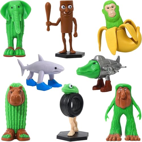 JoyJoyful 8PCS Tung Tung Tung Sahur Figur,Brainrot Animals Figurines FüR Kinder,Erwachsene, Tralalero Tralala Figur,Italian Brainrot Figures,Italian Brainrot Meme Shark Figures,Bombardino Crocodilo JoyJoyful 8PCS Tung Tung Tung Sahur Figur,Brainrot Animals Figurines FüR Kinder,Erwachsene, Tralalero Tralala Figur,Italian Brainrot Figures,Italian Brainrot Meme Shark Figures,Bombardino Crocodilo von JoyJoyful