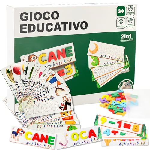 JoyJoyful Italienisch Buchstaben Lernen Spielzeug ab 3 4 5 7 8 Jahre Junge Mädchen, Montessori Spielzeug ab 3-8 Jahre, Kinderspielzeug Lernspiele ab 3-8 Jahre Geschenke, Kognitive Fähigkeiten JoyJoyful Italienisch Buchstaben Lernen Spielzeug ab 3 4 5 7 8 Jahre Junge Mädchen, Montessori Spielzeug ab 3-8 Jahre, Kinderspielzeug Lernspiele ab 3-8 Jahre Geschenke, Kognitive Fähigkeiten von JoyJoyful