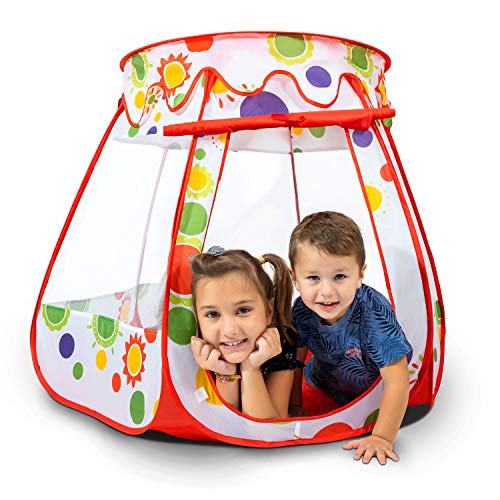 JoyKip Spielzelt für Kinder ab 3 Jahren, Spielhaus für Jungen und Mädchen, tragbares Pop Up Kinderzelt für drinnen und draußen, Kinderspielzeug von JoyKip
