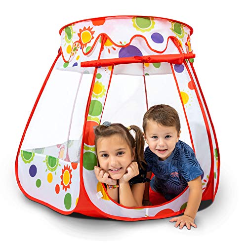 JoyKip Spielzelt für Kinder ab 3 Jahren, Spielhaus für Jungen und Mädchen, tragbares Pop Up Kinderzelt für drinnen und draußen, Kinderspielzeug JoyKip Spielzelt für Kinder ab 3 Jahren, Spielhaus für Jungen und Mädchen, tragbares Pop Up Kinderzelt für drinnen und draußen, Kinderspielzeug von JoyKip