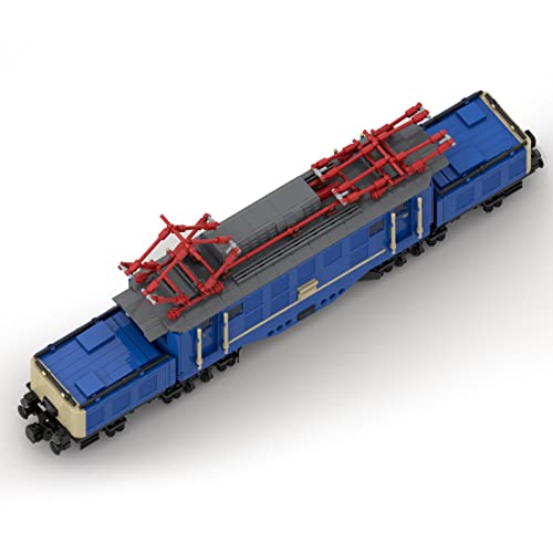 JoyMate Technik Zug Retro Dampflokomotive Hochgeschwindigkeitszug Intercity Züge Eisenbahnzüge Baustein Modell Kompatibel mit Lego Technic Creator City 1267 Teile von JoyMate
