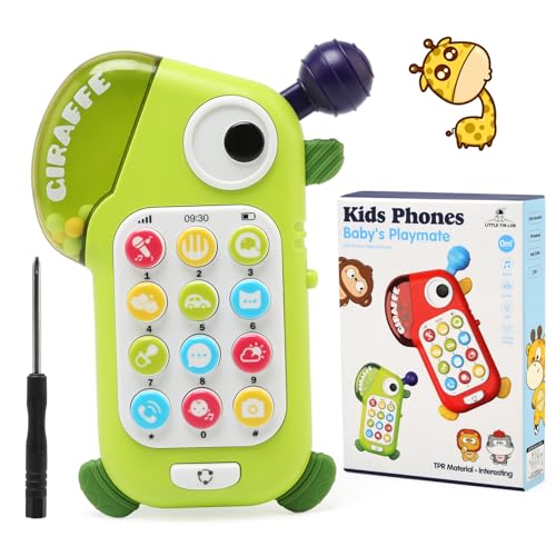 JoyPlus Baby Handy Musikspielzeug ab 1 Jahr, Baby Musikspielzeug Handy Spielzeug, Kindertelefon mit mit Liedern, Geräuschen und Blinkenden Lichtern, Baby Handy Spielzeug Geschenk ab 0 12 18 Monate JoyPlus Baby Handy Musikspielzeug ab 1 Jahr, Baby Musikspielzeug Handy Spielzeug, Kindertelefon mit mit Liedern, Geräuschen und Blinkenden Lichtern, Baby Handy Spielzeug Geschenk ab 0 12 18 Monate von JoyPlus