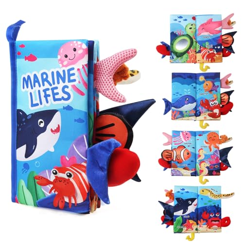 JoyPlus Baby Sensorik Spielzeug 0 6 Monate, Babybuch Baby Stoffbuch Buch Spielzeug 0 Monate 3D Bilderbuch Stoffbücher Fühlbuch Knisterbuch ab 0 3 6 Monate Quiet Book Geschenk für Jungen Mädchen JoyPlus Baby Sensorik Spielzeug 0 6 Monate, Babybuch Baby Stoffbuch Buch Spielzeug 0 Monate 3D Bilderbuch Stoffbücher Fühlbuch Knisterbuch ab 0 3 6 Monate Quiet Book Geschenk für Jungen Mädchen von JoyPlus